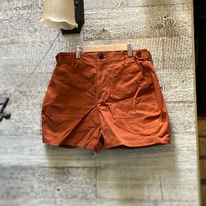 Wondery | Isabel Outdoor Shorts - M, Burnt Sienna Orange